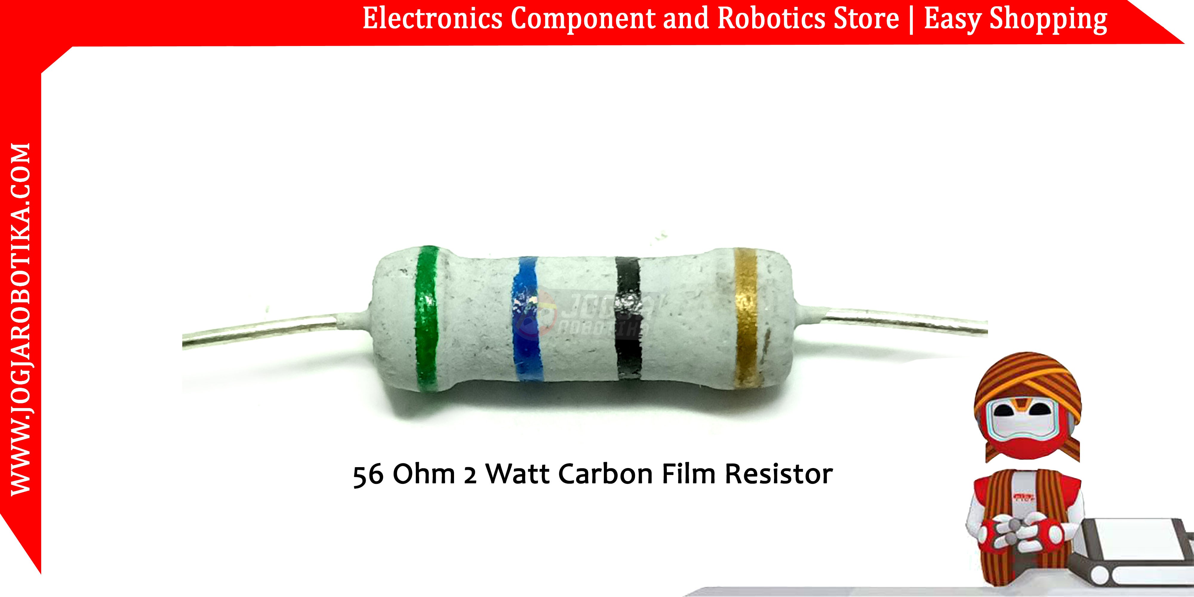 Resistor 56 ohm 2 watt