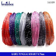 Kabel Serabut Tunggal @0,5 Merah